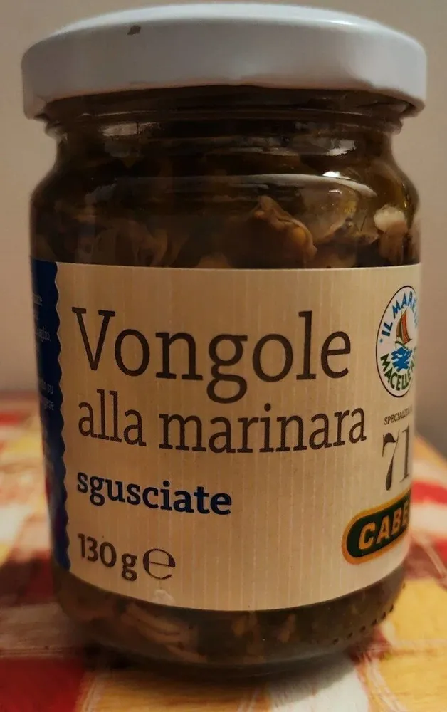 Vongole alla marinara sgusciate