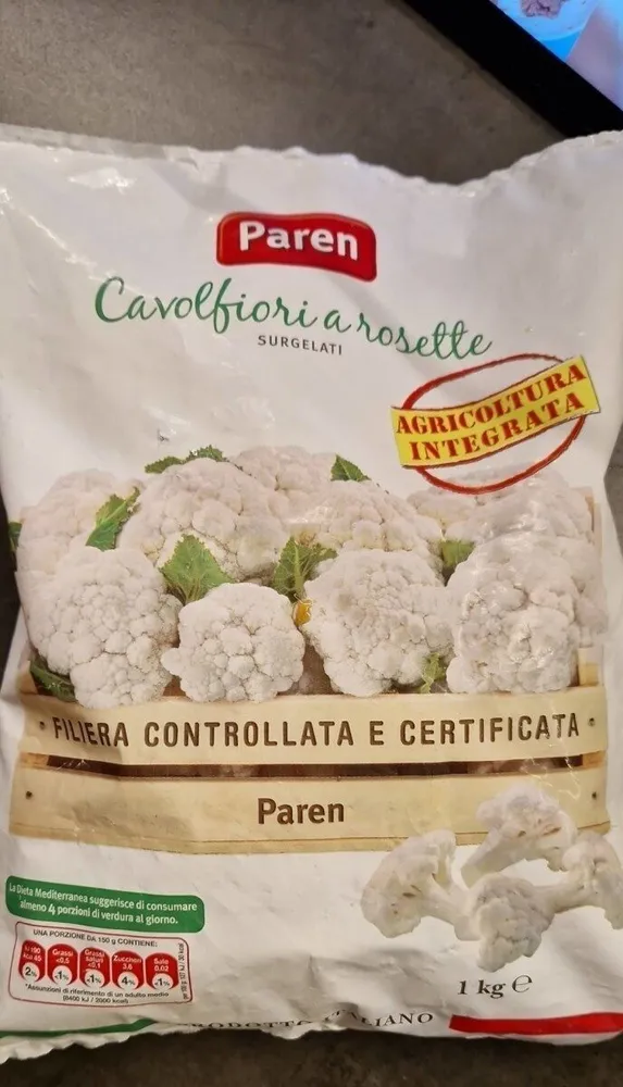 Cavolfiori a rosette surgelati