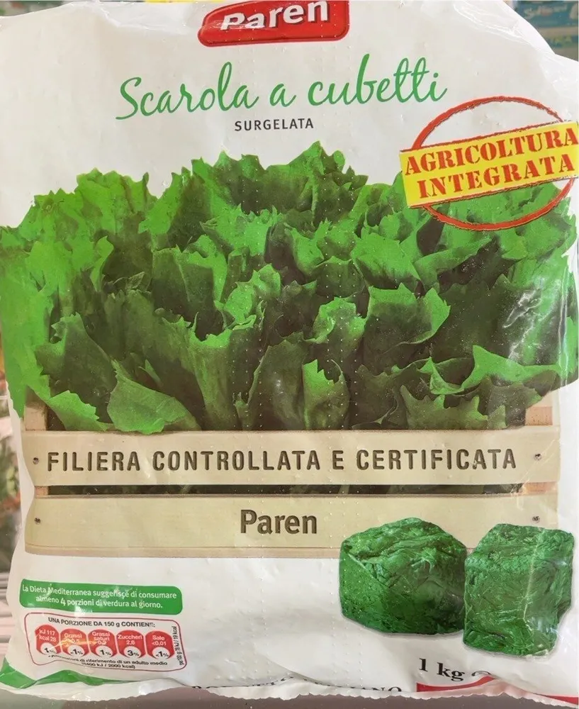 Scarola a cubetti