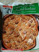 Zuppa di farro e fagioli borlotti