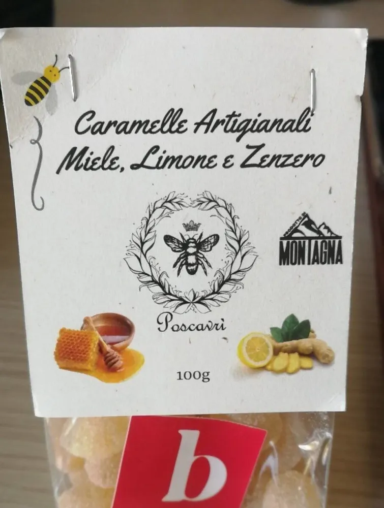 Caramelle artigianali Miele limone e zenzero