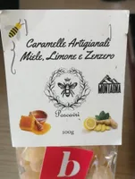 Caramelle artigianali Miele limone e zenzero