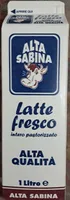 Alta Sabina latte fresco intero pastorizzato alta qualità