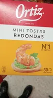 Mini tostas redondas