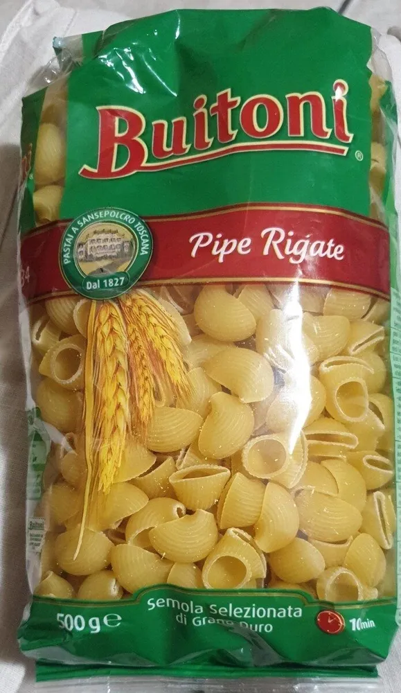 Pasta pipe rigate