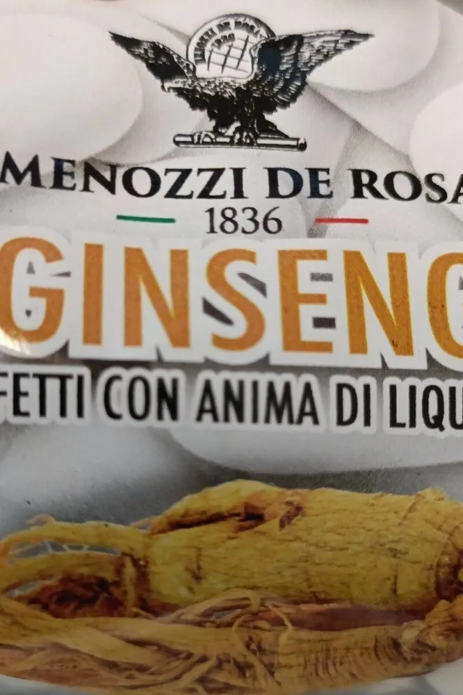 Confetti ginseng con anima liquerizia