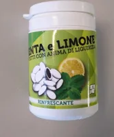 Menta e limone confetti con anima di liquirizia