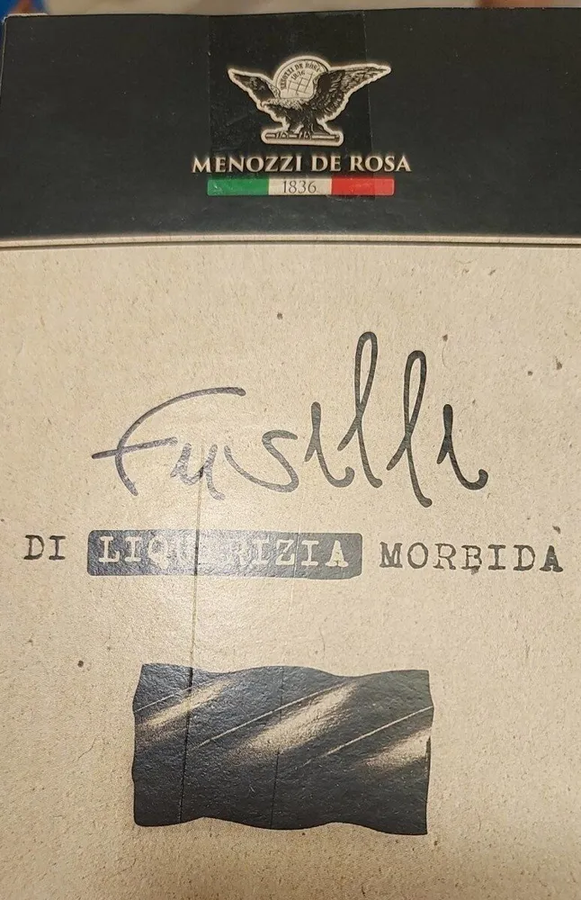 Fusilli di liquirizia morbida