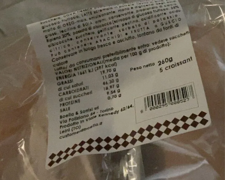 Croissant albicocca