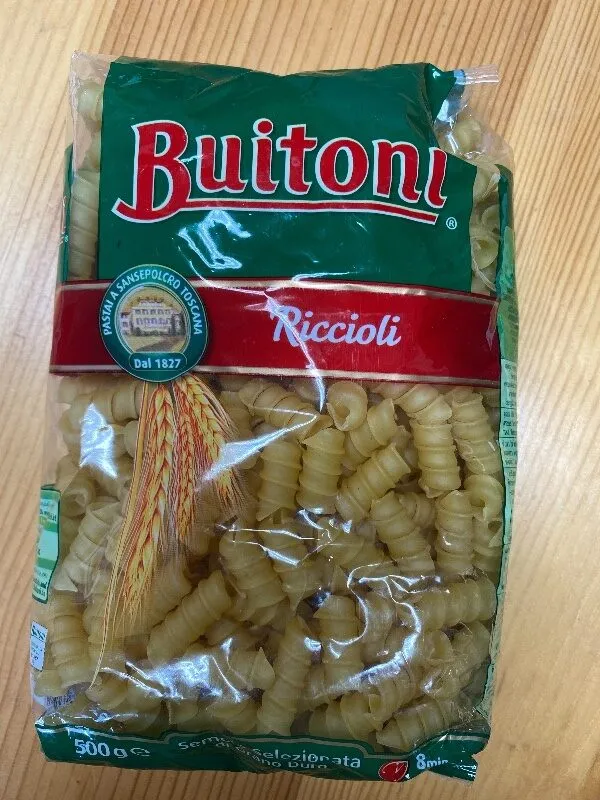 Riccioli Nudeln