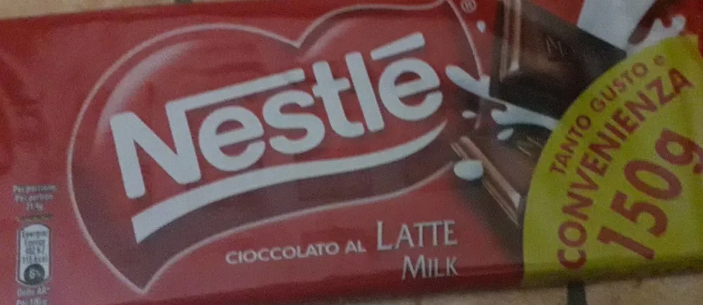Cioccolato al latte nestlè