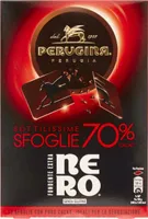 Nero sfoglie sottilissime sfoglie di cioccolato fondente extra