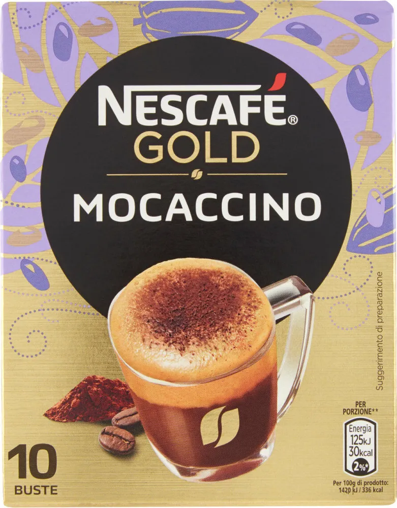 Gold mocaccino preparato solubile pe caffè al
