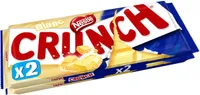 CRUNCH Blanc Tablette 2x100g