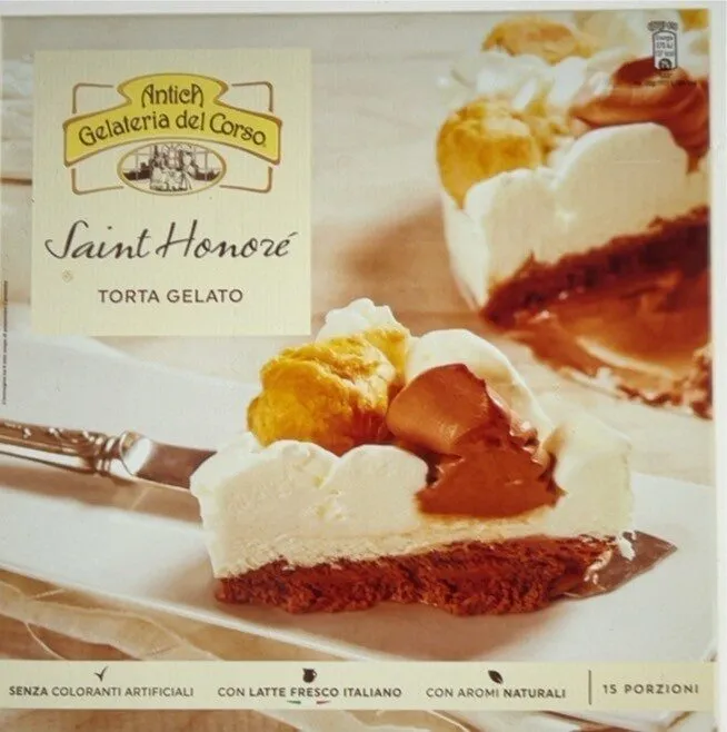 Saint Honoré torta gelato