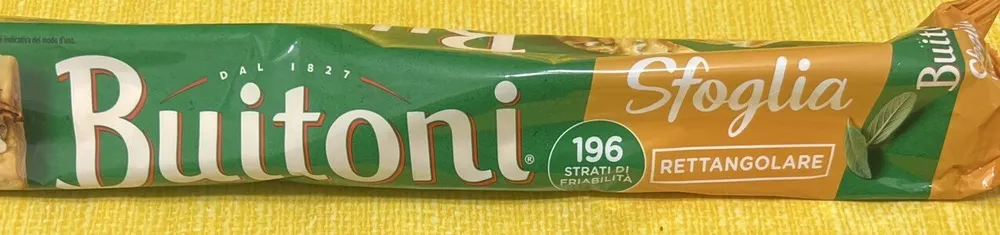 Pasta sfoglia rettangolare