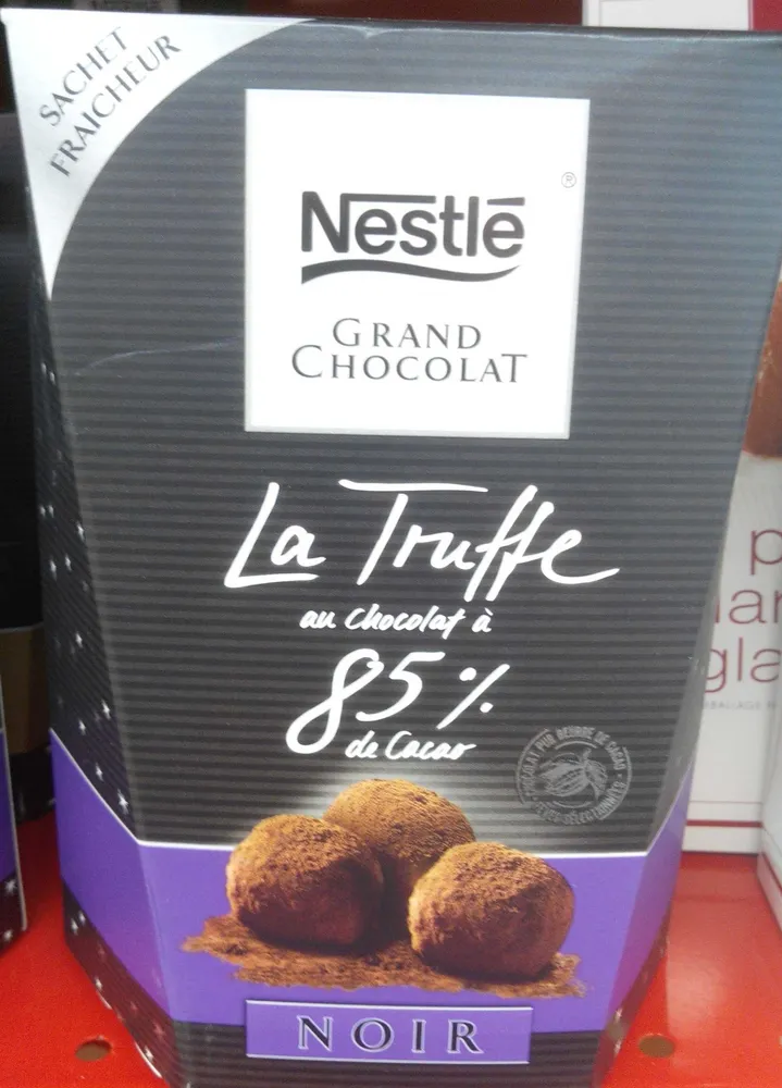 La truffe au chocolat à 85 % de cacao