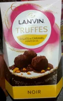 Truffes Noir éclats de caramel pointe de sel