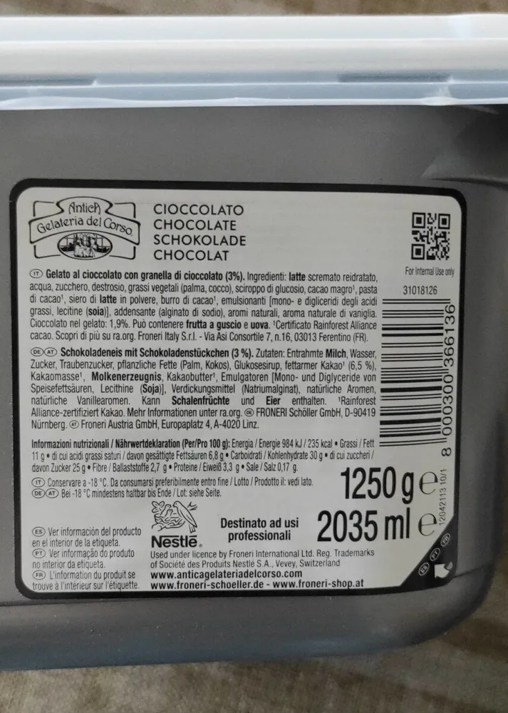 Gelato Cioccolato