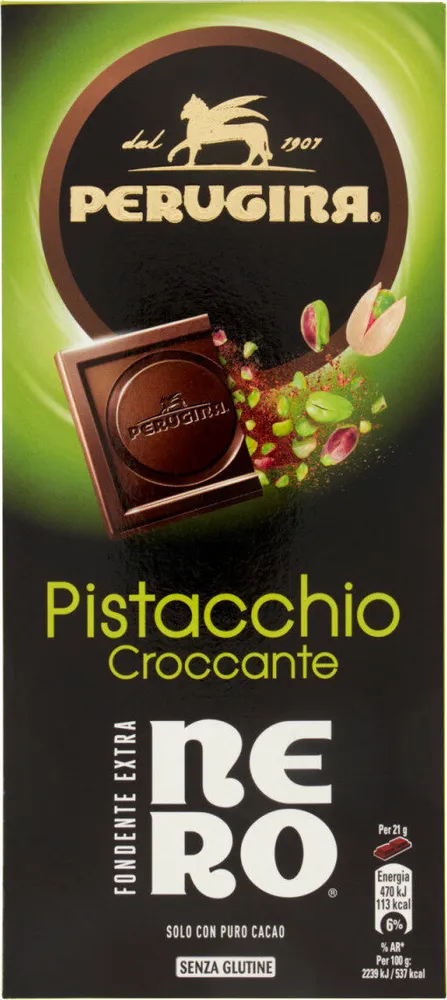Fondente Extra Nero Pistacchio Croccante