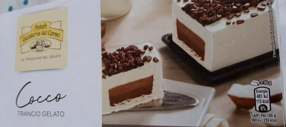 Cocco trancio gelato