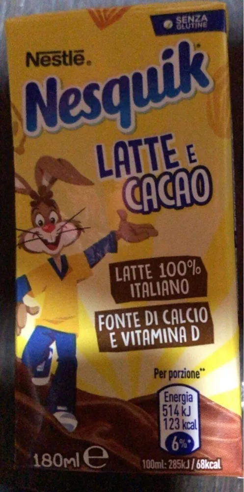 Nesquik latte e cacao Pronto da Bere