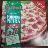Pizza de jamón serrano