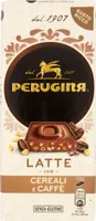 Latte cereali e caffè tavoletta di cioccolato