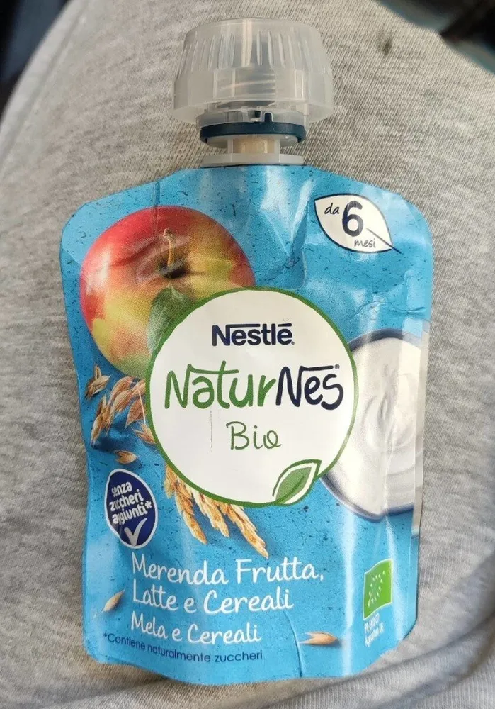 NaturNes  Bio Latte Mela e Cereali