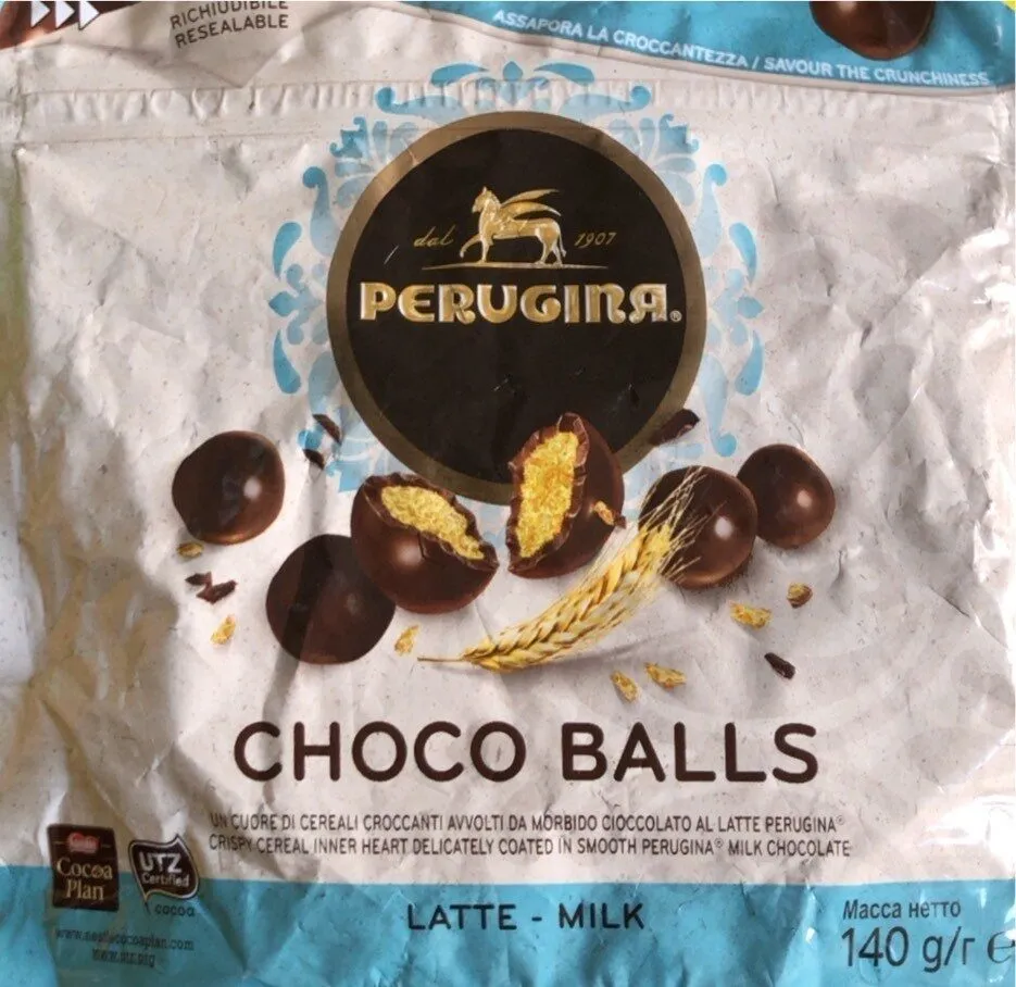 Choco balls latte