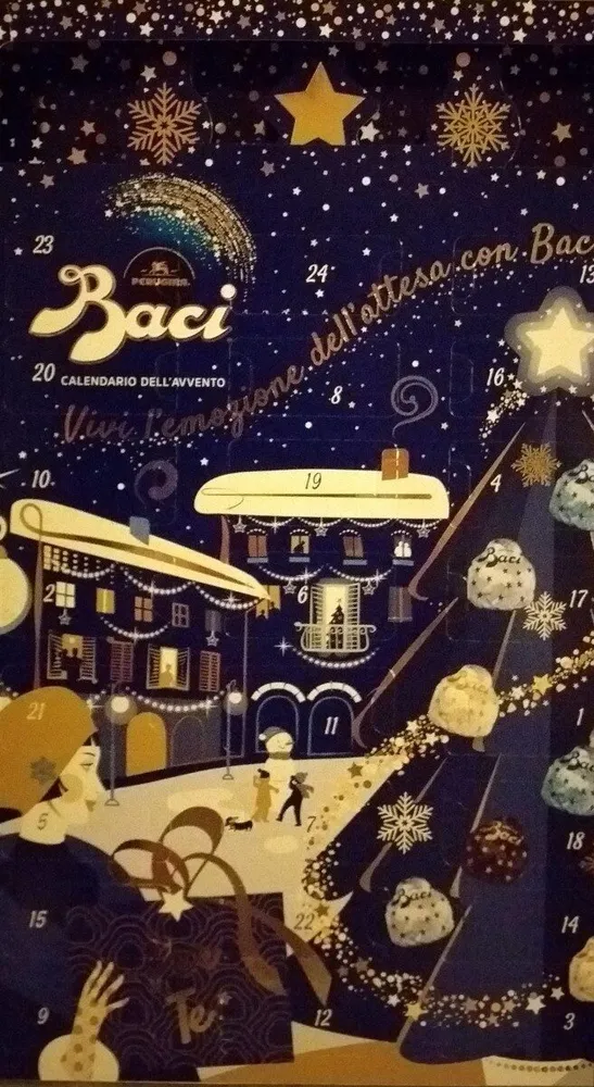 Baci perugina calendario dell'Avvento