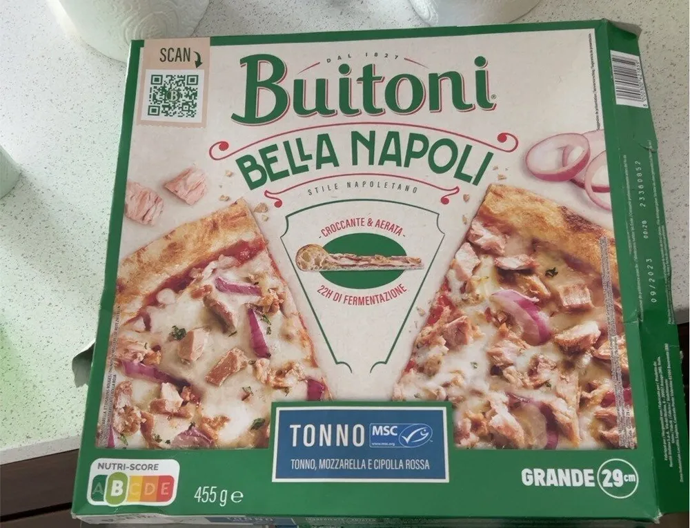 Pizza bella napoli tonno