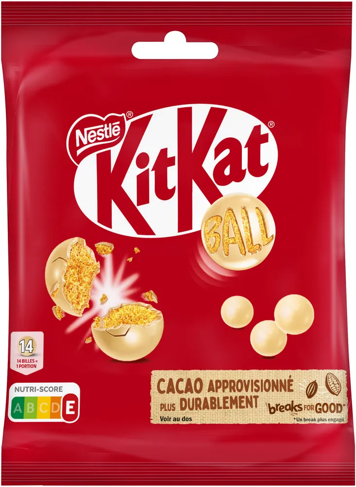 KITKAT BALL Chocolat blanc 100g