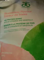 Strawberry Flavor Pea Protein Shake / Saveur de fraise Boisson à la Protéiné de Pois