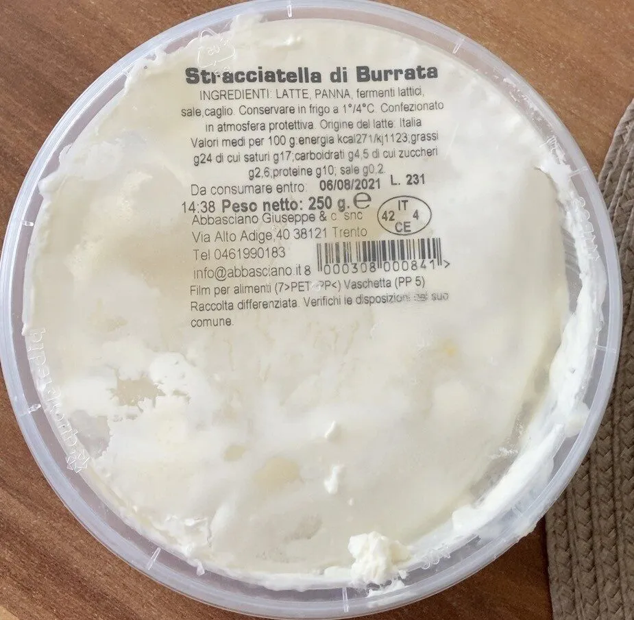 Stracciatella di burrata