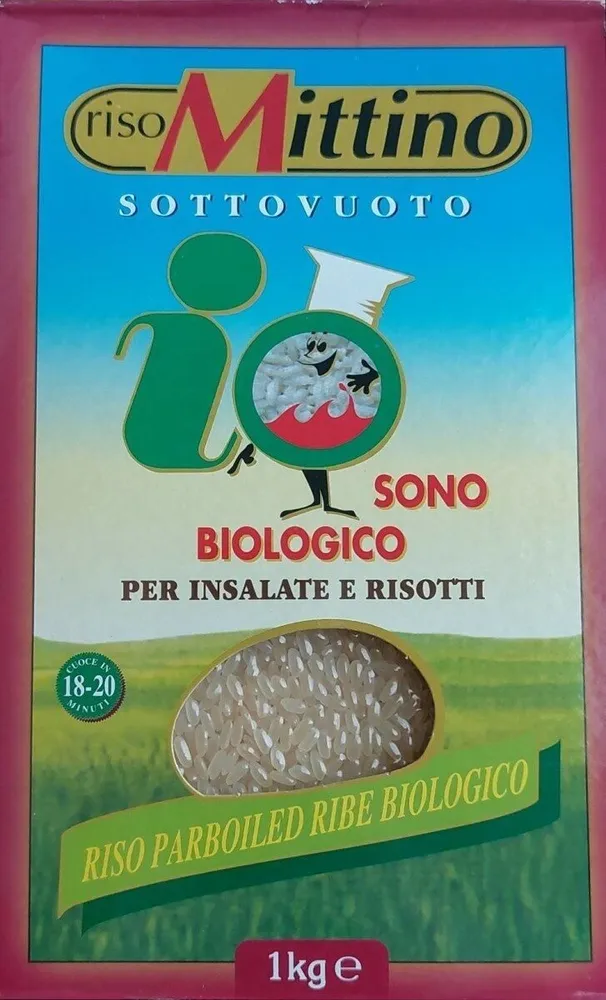 Riso parboiled ribe biologico