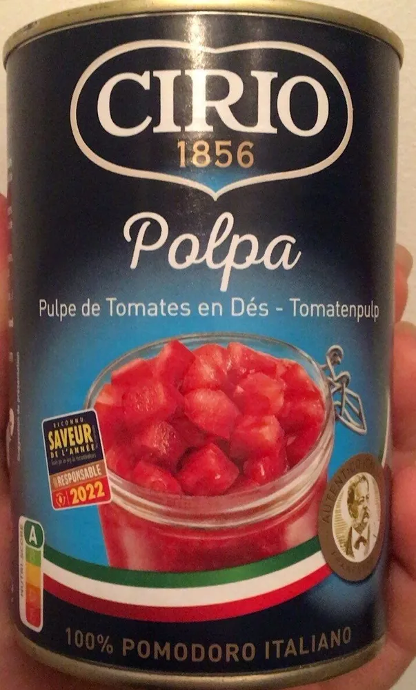Polpa Pulpe de tomates en des