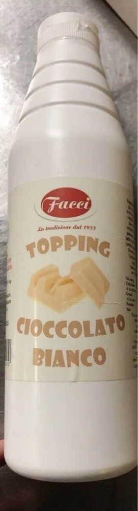 Topping cioccolato bianco