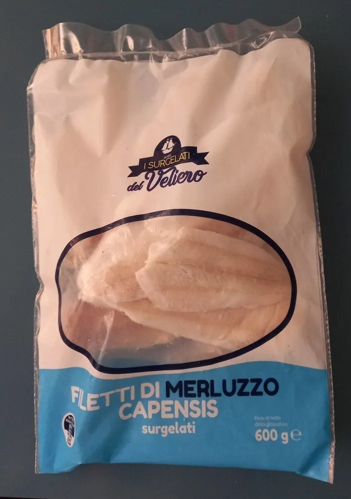Filetti di merluzzo capensis surgelati