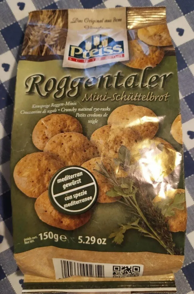 Roggentaler mini schüttelbrot