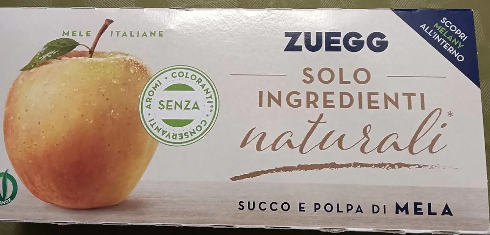 Succo e polpa di mela