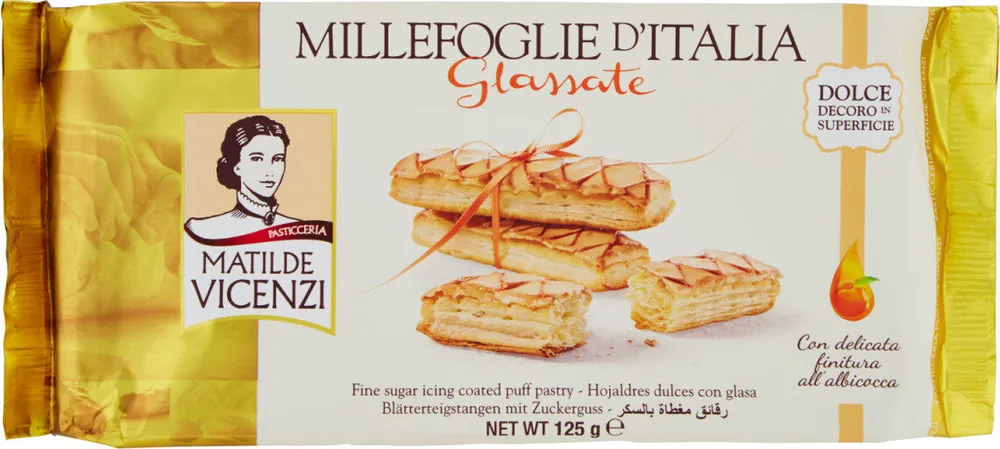 Millefoglie d'italia glassate