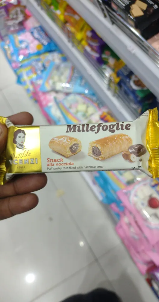 Millefoglie snack alla nocciola