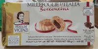 Bocconcini relleno de crema de chocolate