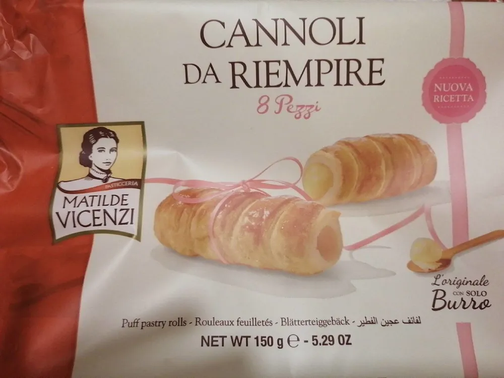 Cannoli da riempire