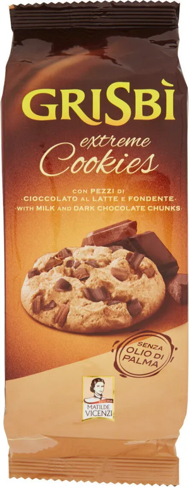 Extreme cookies con pezzi di cioccolato al latte e fondente
