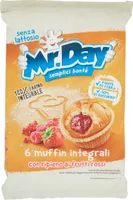 Muffin integrali ai frutti rossi