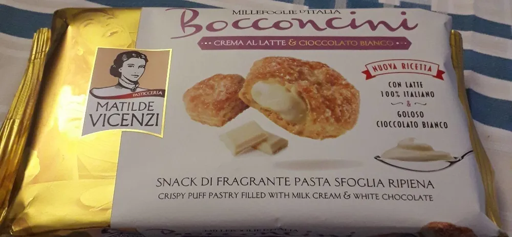Bocconcini crema al latte e cioccolato bianco