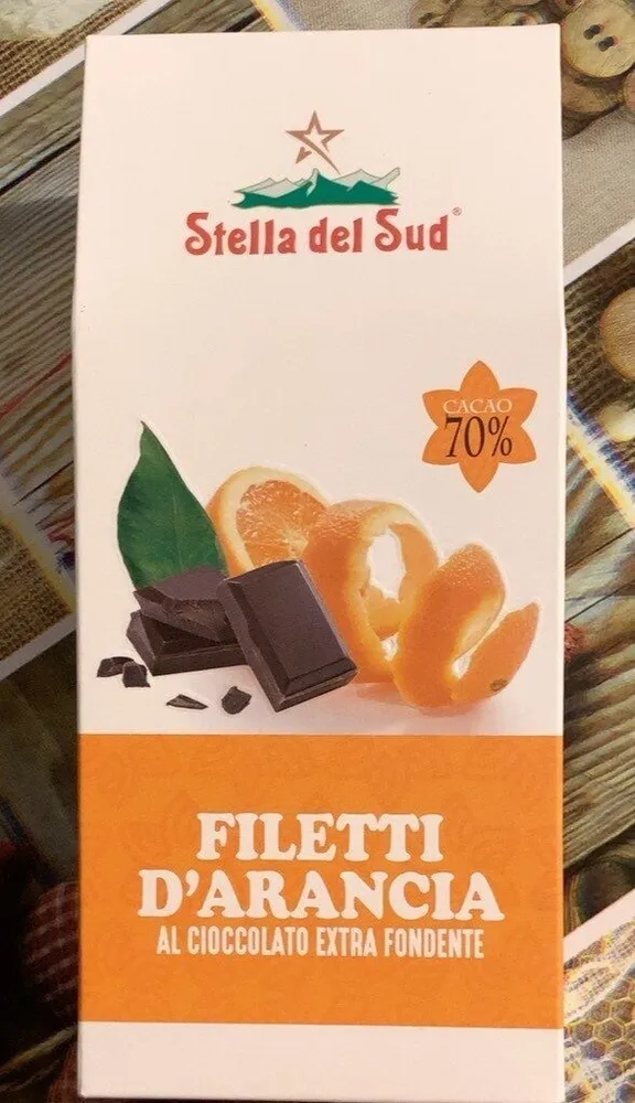 Filetti d’arancia al cioccolato fondente