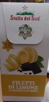Filetti di limone al cioccolato extra fondente